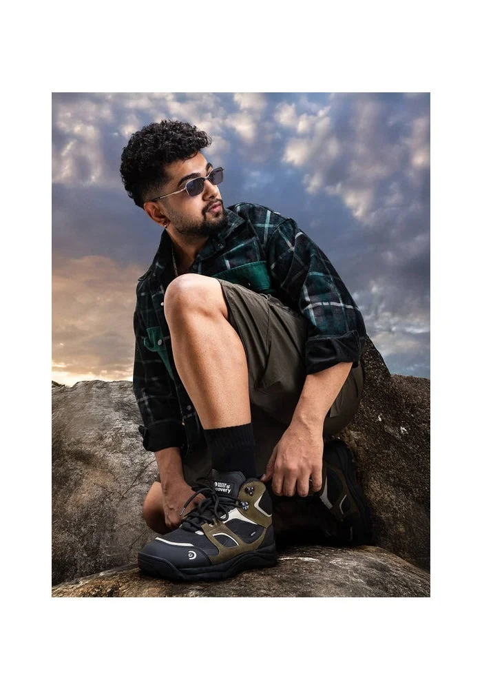 Bacca Bucci Olive Grey Discovery Outrider All-Terrain Comfort Meets Rugged Durability—Conquer Every Trail in Style for Men | Best Price UAE